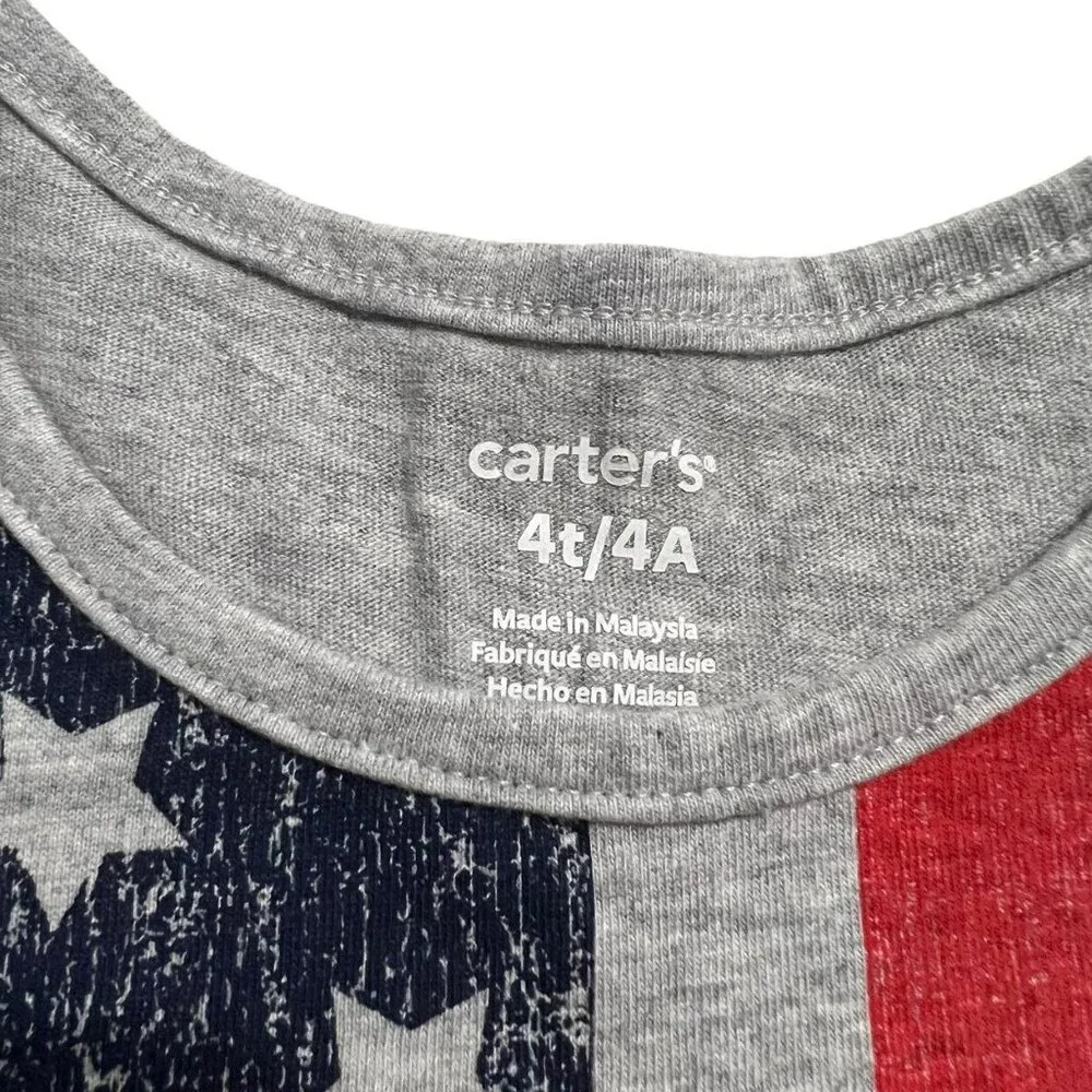 Carter's 4T Patriotic American Flag Tank Top